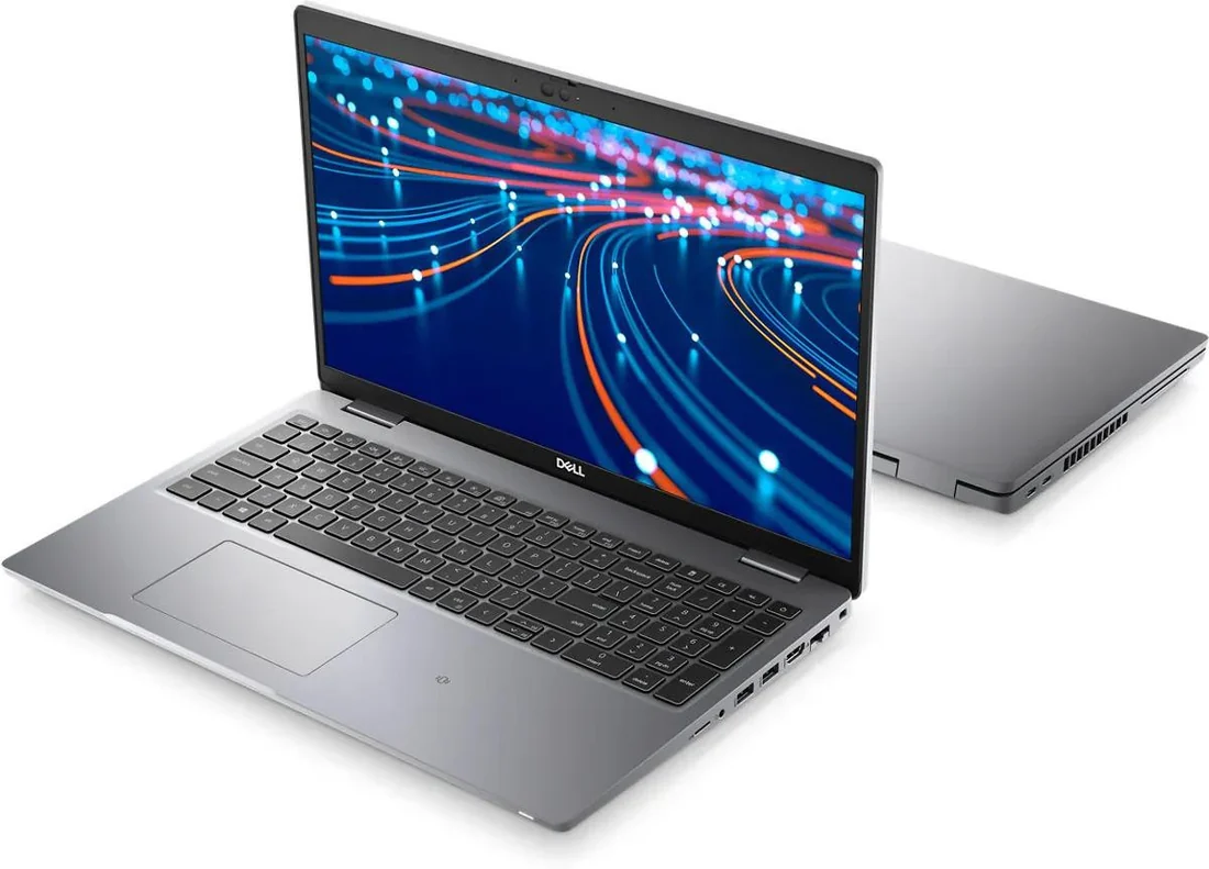 Dell Latitude 5510 i7-10610U 16GB 512GB Used Laptop Lahore — Dell laptop side and angled view, buy in Lahore Pakistan