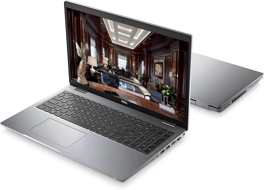 Dell Latitude 5520 i5-1135G7 16GB 512GB Used Laptop Lahore — Dell laptop keyboard and ports view, Lahore Pakistan