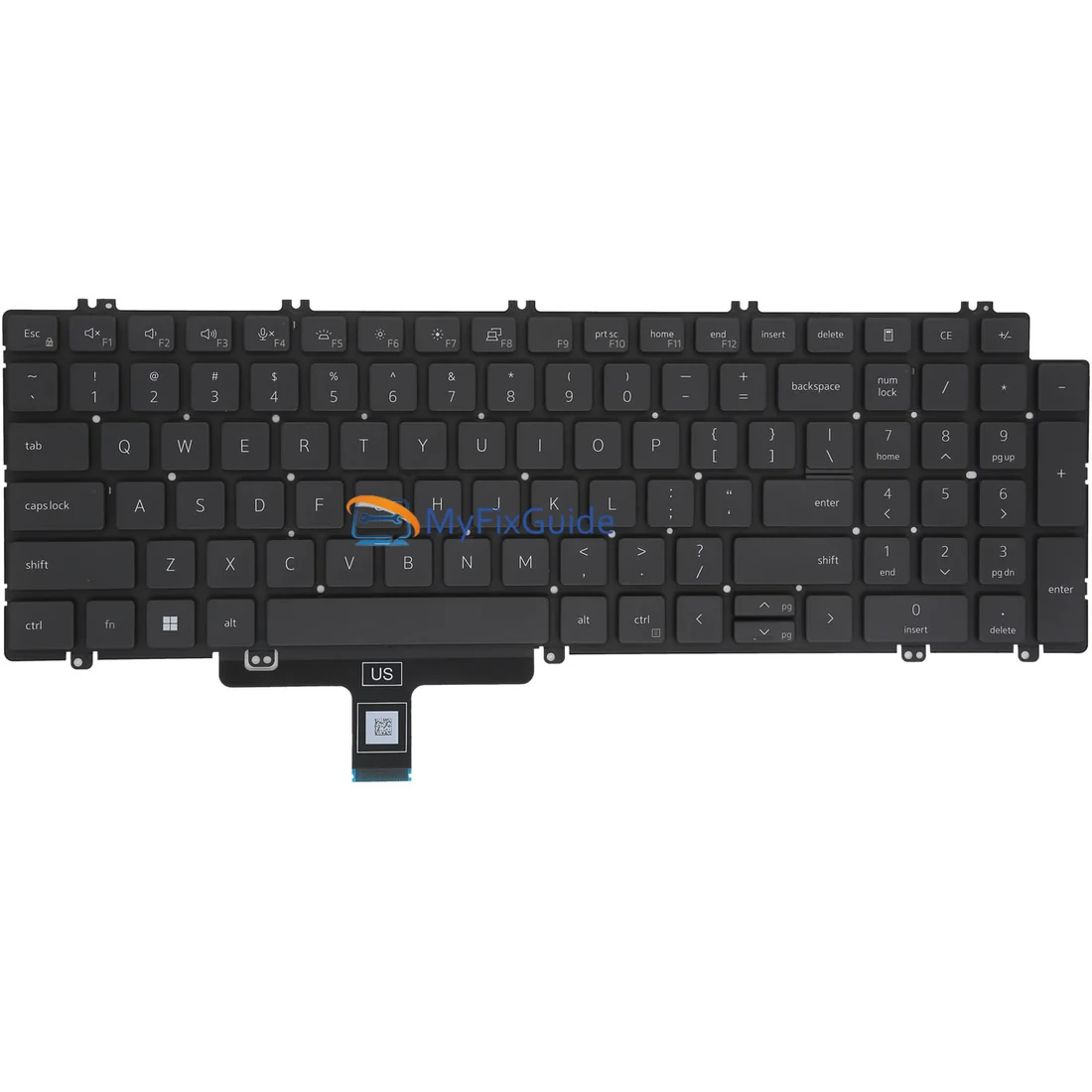 Dell Latitude 5520 Keyboard (Backlit) — Dell laptop side and angled view, buy in Lahore Pakistan
