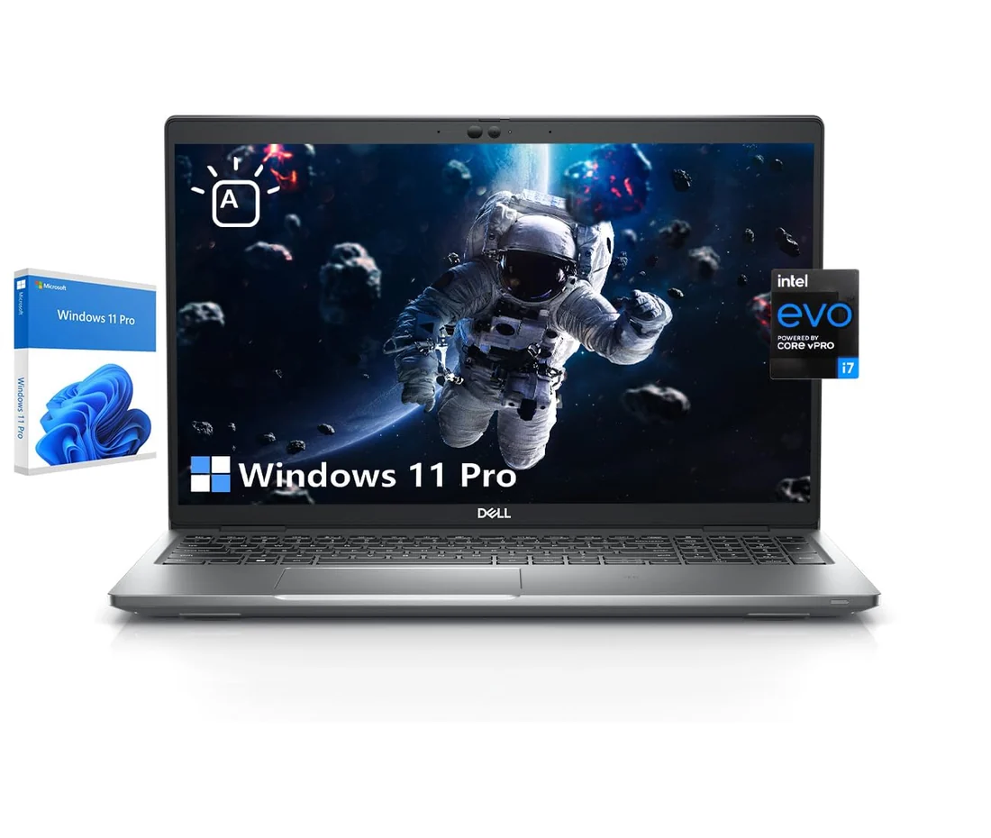 Dell Latitude 5530 (12th Gen i7) — Dell laptop side and angled view, buy in Lahore Pakistan
