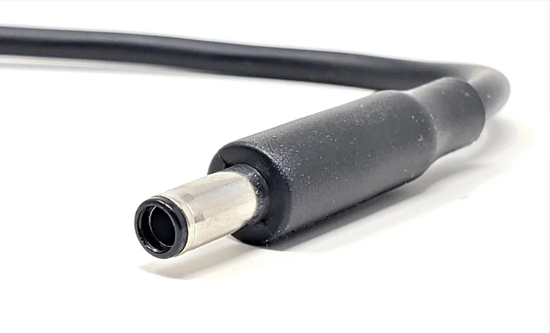 Dell Latitude 7.4×5.0mm DC Jack with Cable — Dell laptop keyboard and ports view, Lahore Pakistan