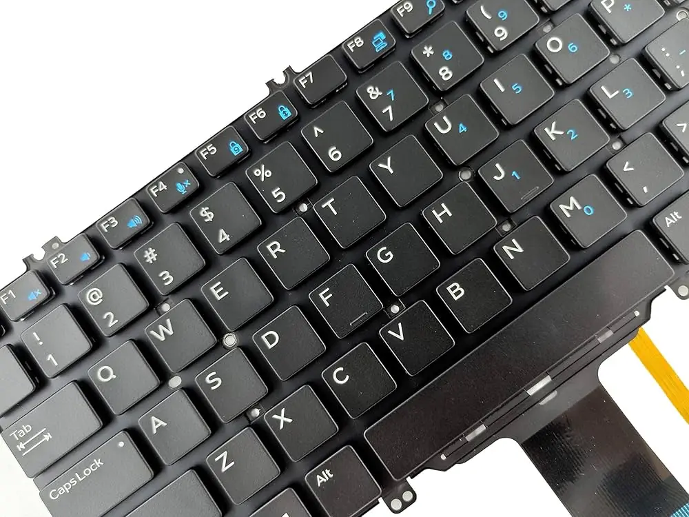 Dell Latitude 7280 Backlit Keyboard Replacement US Layout — Dell laptop side and angled view, buy in Lahore Pakistan