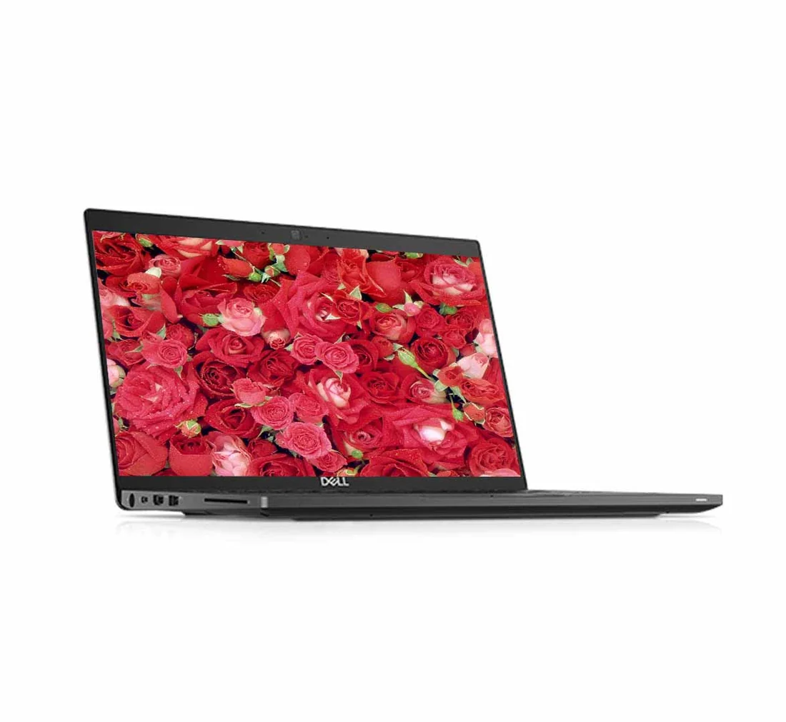 Dell Latitude 7380 i7-7600U 16GB 512GB Touch Used Lahore — Dell laptop keyboard and ports view, Lahore Pakistan