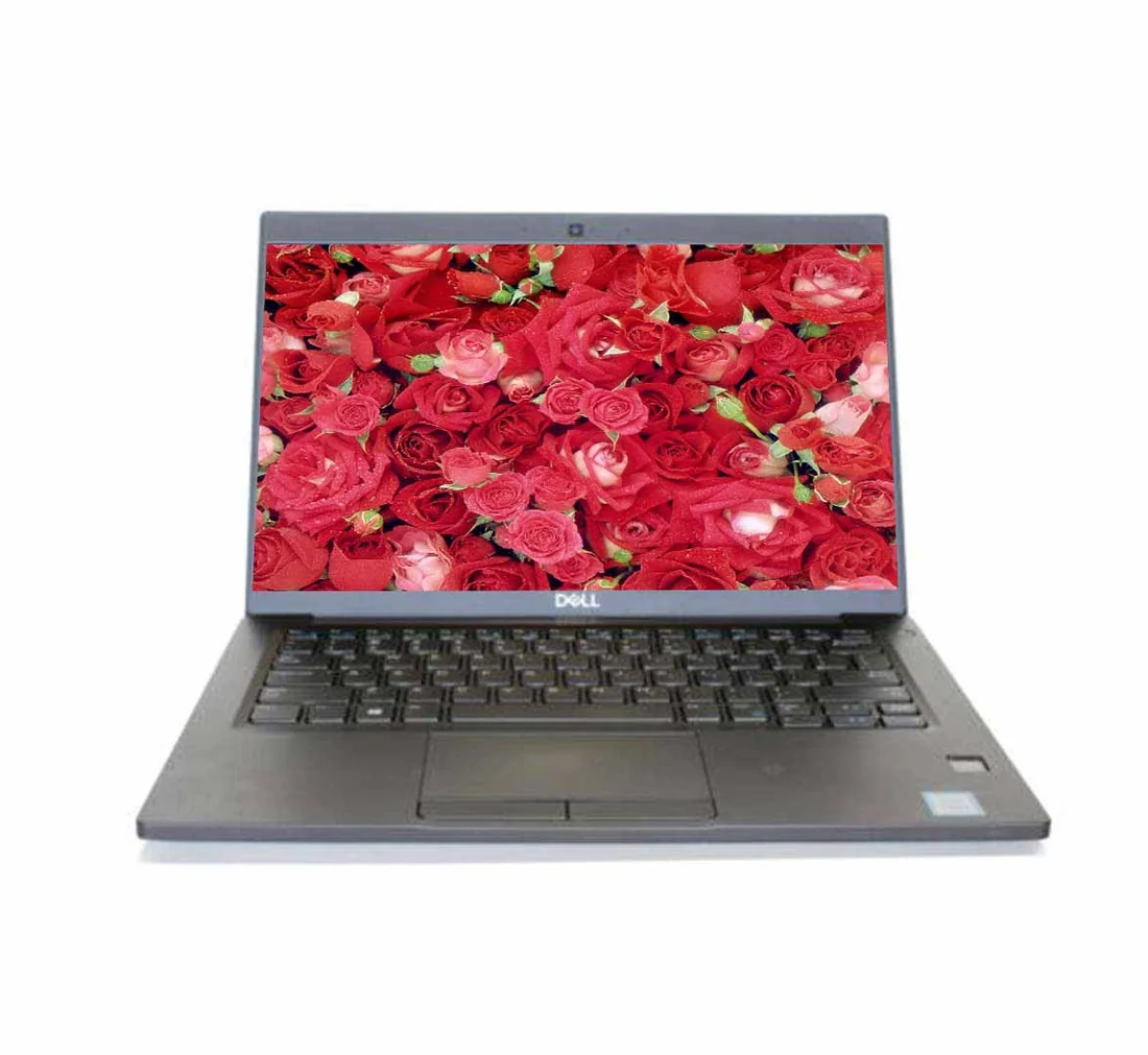 Dell Latitude 7380 i7-7600U 16GB 512GB Touch Used Lahore — Dell laptop side and angled view, buy in Lahore Pakistan