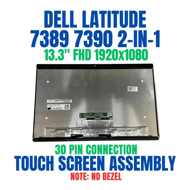 Dell Latitude 7390 LCD Bezel (B Panel) Replacement in Lahore — Dell laptop side and angled view, buy in Lahore Pakistan