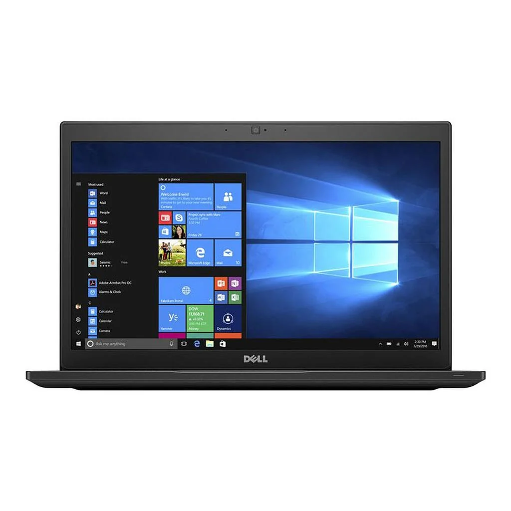 Dell Latitude 7490 i5 i5-8350U 8GB 256GB Used Laptop Lahore — Dell laptop keyboard and ports view, Lahore Pakistan