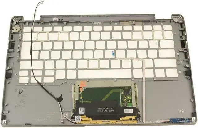 Dell Latitude 9410 2-in-1 Palmrest with Touchpad (C Panel) — Dell laptop keyboard and ports view, Lahore Pakistan