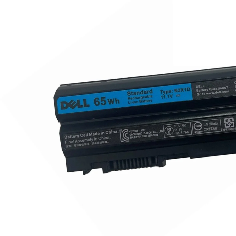Dell Latitude E6420 / E6430 / E6440 6-Cell Removable Battery 65Wh — Dell laptop side and angled view, buy in Lahore Pakistan