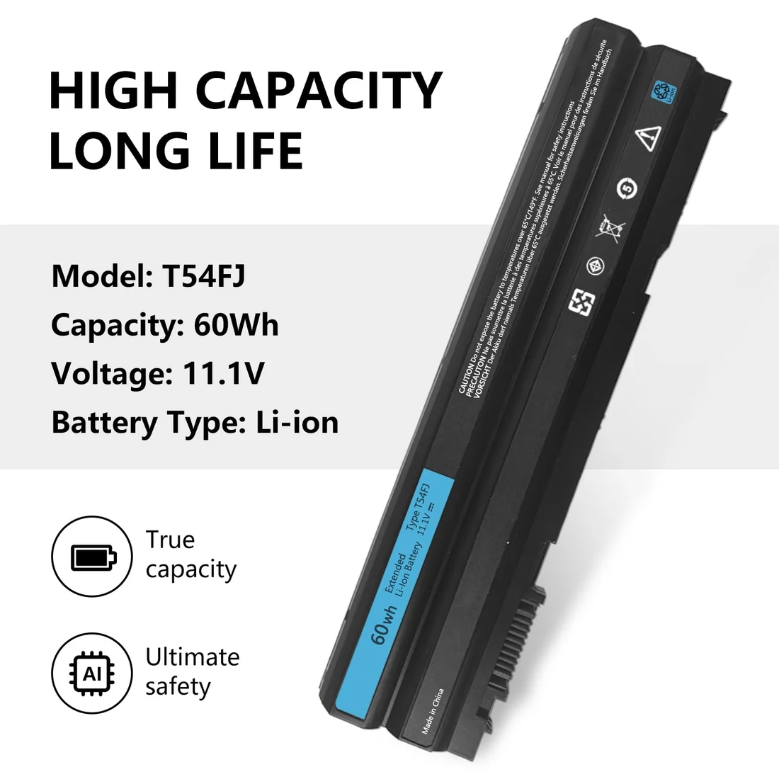 Dell Latitude E6420/E6430/E6440 Battery — Dell laptop side and angled view, buy in Lahore Pakistan