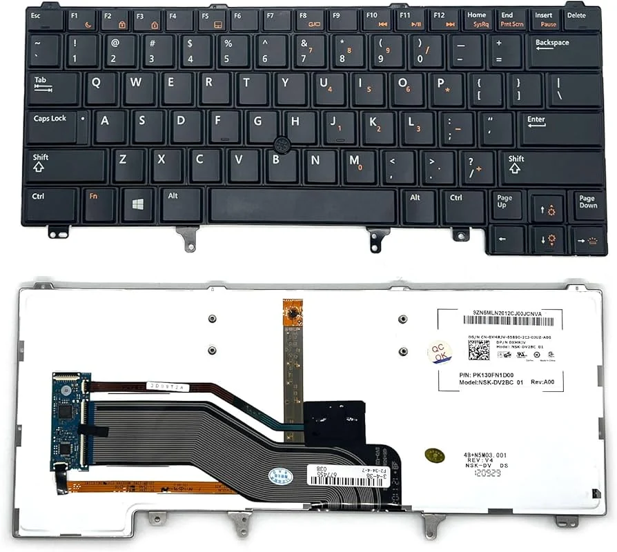 Dell Latitude E6440 Keyboard (Backlit) — Dell laptop side and angled view, buy in Lahore Pakistan