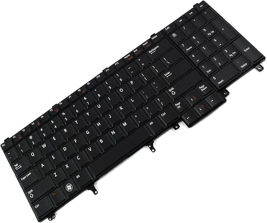 Dell Latitude E6540 Keyboard (Backlit) — Dell laptop side and angled view, buy in Lahore Pakistan