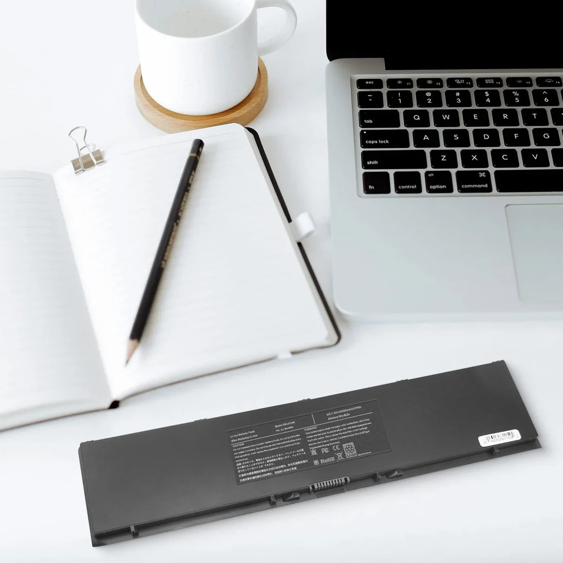 Dell Latitude E7440/E7450 Battery — Dell laptop keyboard and ports view, Lahore Pakistan