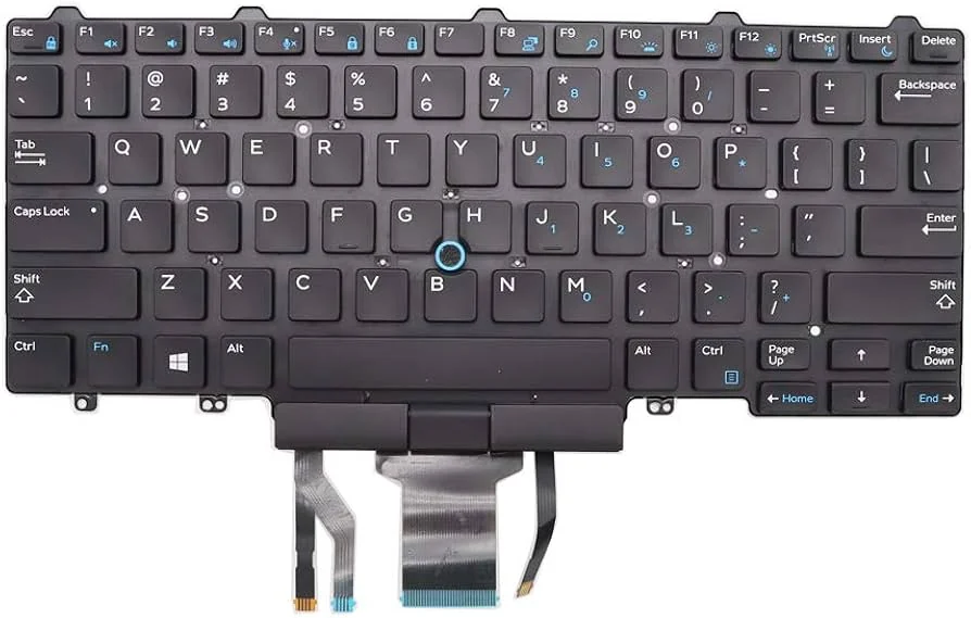 Dell Latitude E7440 E7450 Keyboard — Dell laptop side and angled view, buy in Lahore Pakistan
