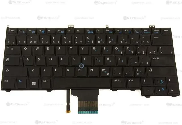 Dell Latitude E7440 Keyboard (Backlit) — Dell laptop side and angled view, buy in Lahore Pakistan