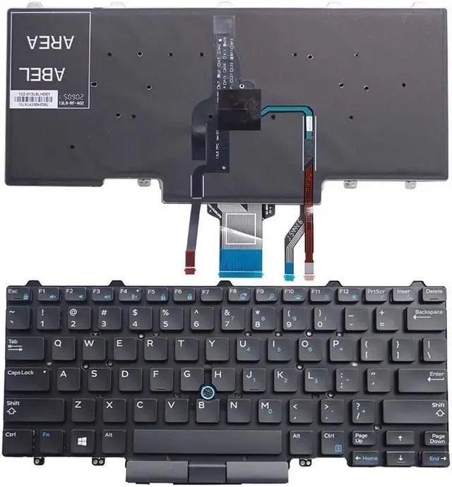 Dell Latitude E7450 Keyboard (Backlit) — Dell laptop keyboard and ports view, Lahore Pakistan