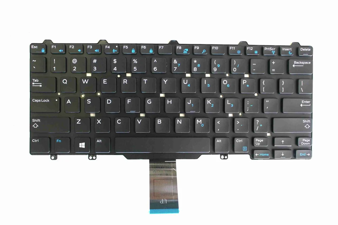 Dell Latitude E7450 Keyboard (Backlit) — Dell laptop side and angled view, buy in Lahore Pakistan