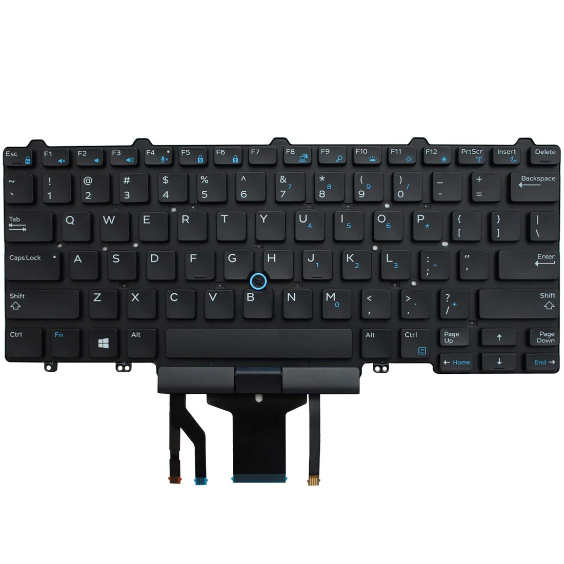 Dell Latitude E7470 Keyboard (Backlit) — Dell laptop side and angled view, buy in Lahore Pakistan