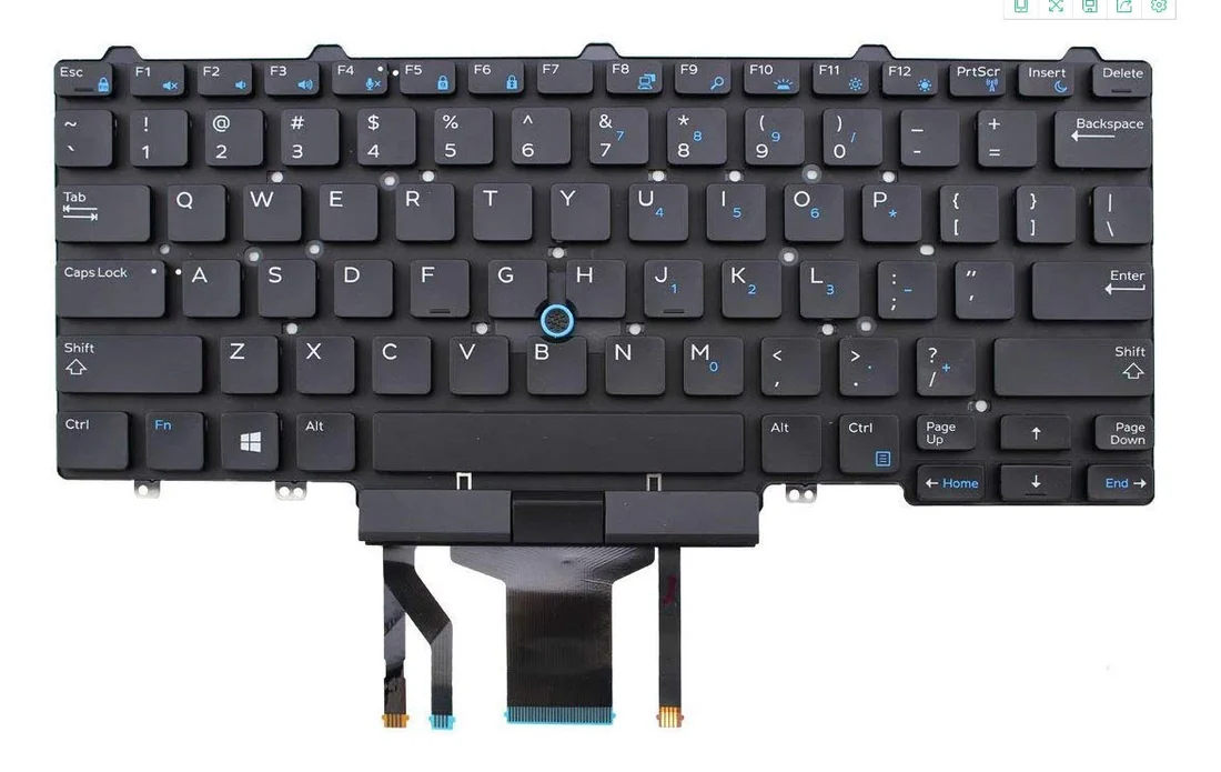 Dell Latitude E7480 Keyboard (Backlit) — used Dell laptop, price in Pakistan at NN Laptops Hafeez Center Lahore