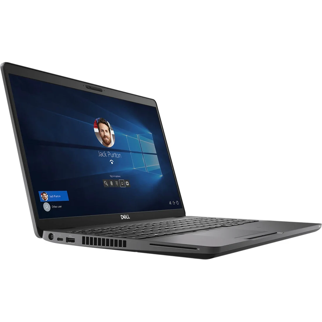 Dell Precision 3530 i7-8850H 16GB 512GB Used Laptop Lahore — Dell laptop keyboard and ports view, Lahore Pakistan