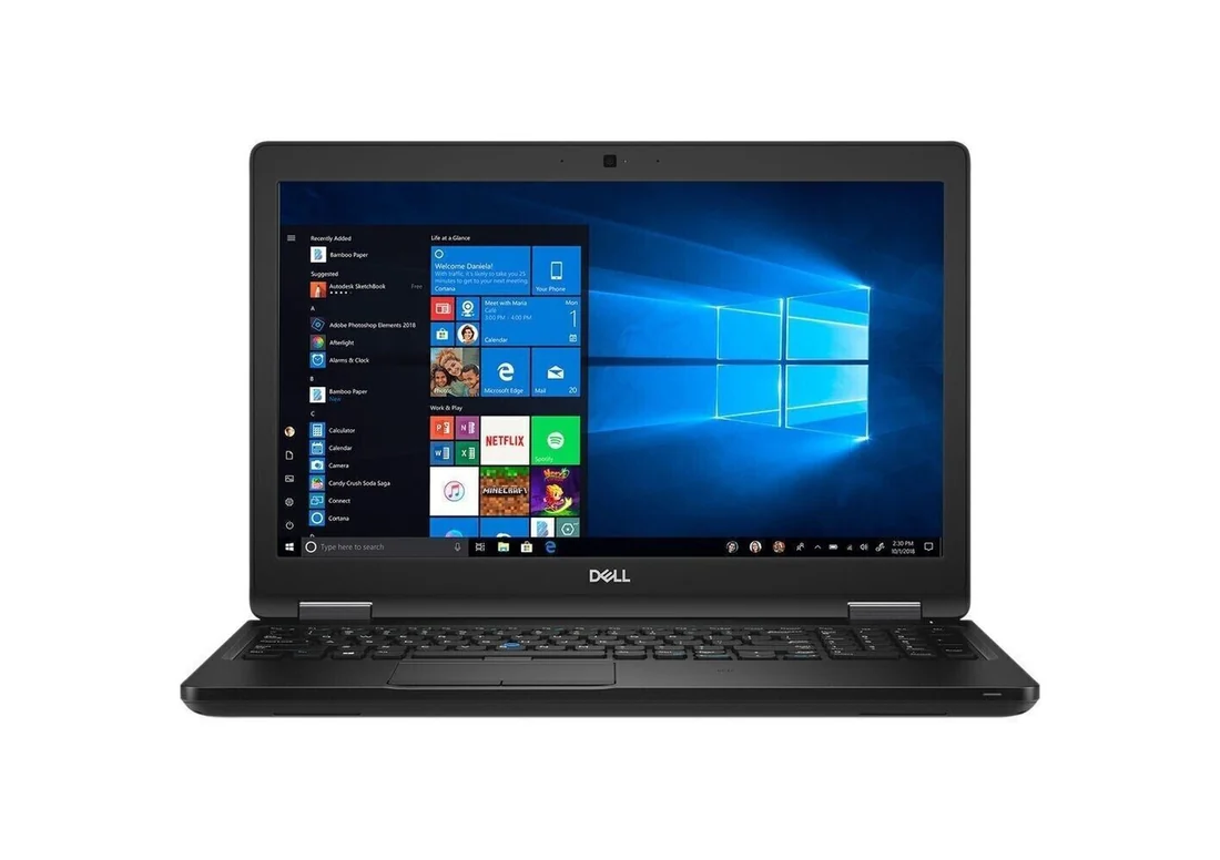 Dell Precision 3530 i7-8850H 16GB 512GB Used Laptop Lahore — Dell laptop side and angled view, buy in Lahore Pakistan