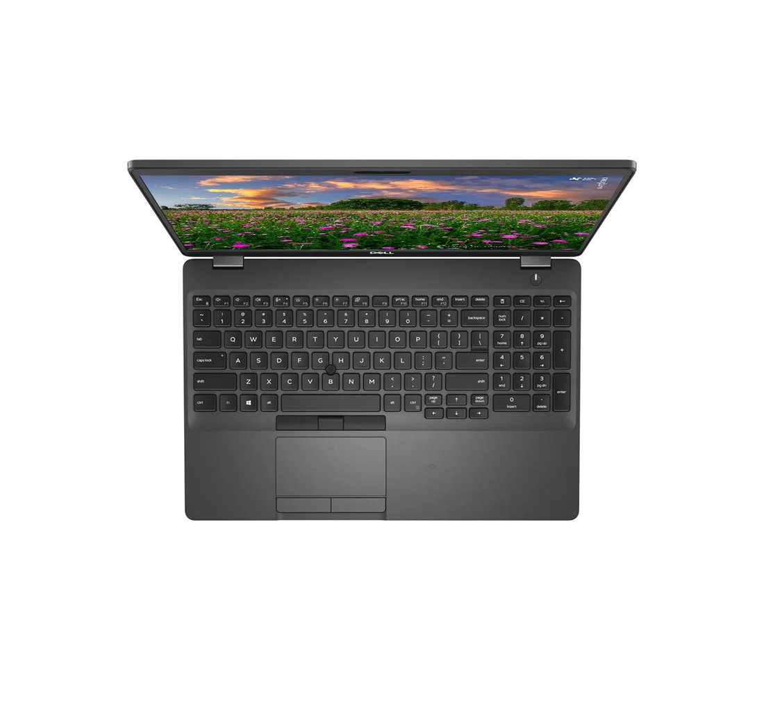 Dell Precision 3540 i7-8665U 16GB 512GB Used Laptop Lahore — Dell laptop keyboard and ports view, Lahore Pakistan