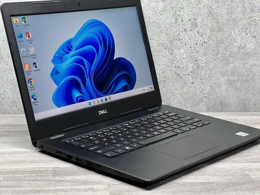 Dell Vostro 3490 i5-10210U 8GB 512GB Used Laptop Lahore — Dell laptop keyboard and ports view, Lahore Pakistan