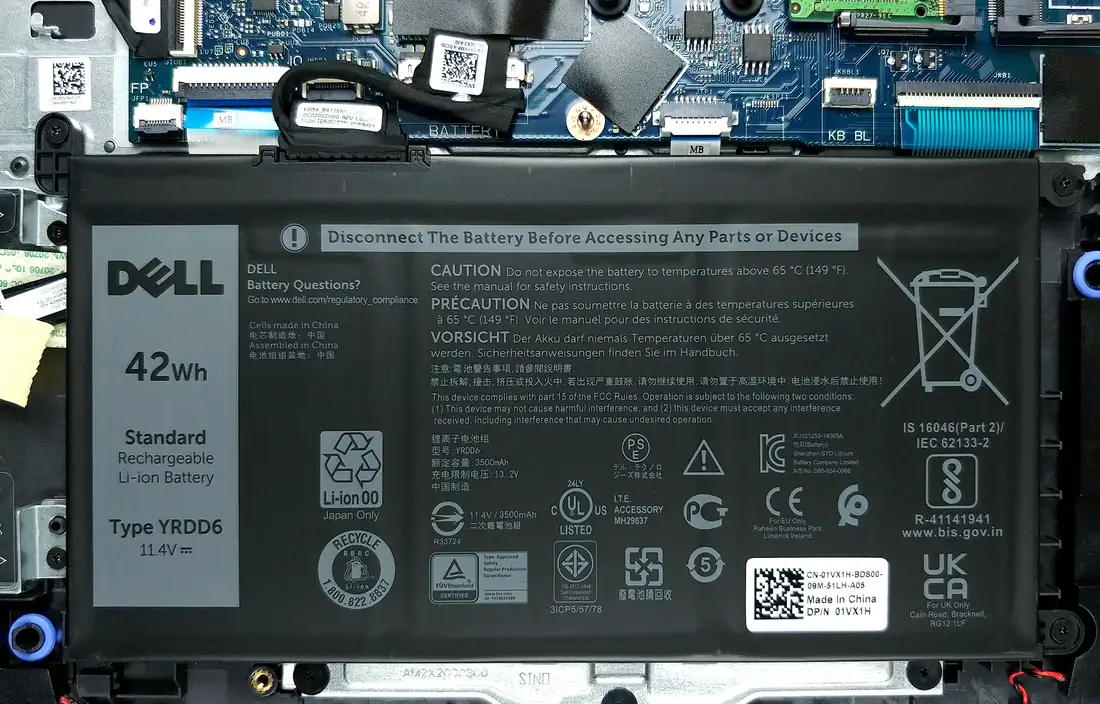 Dell Vostro 3500/3501 Battery — batteries price in Pakistan, NN Laptops Lahore