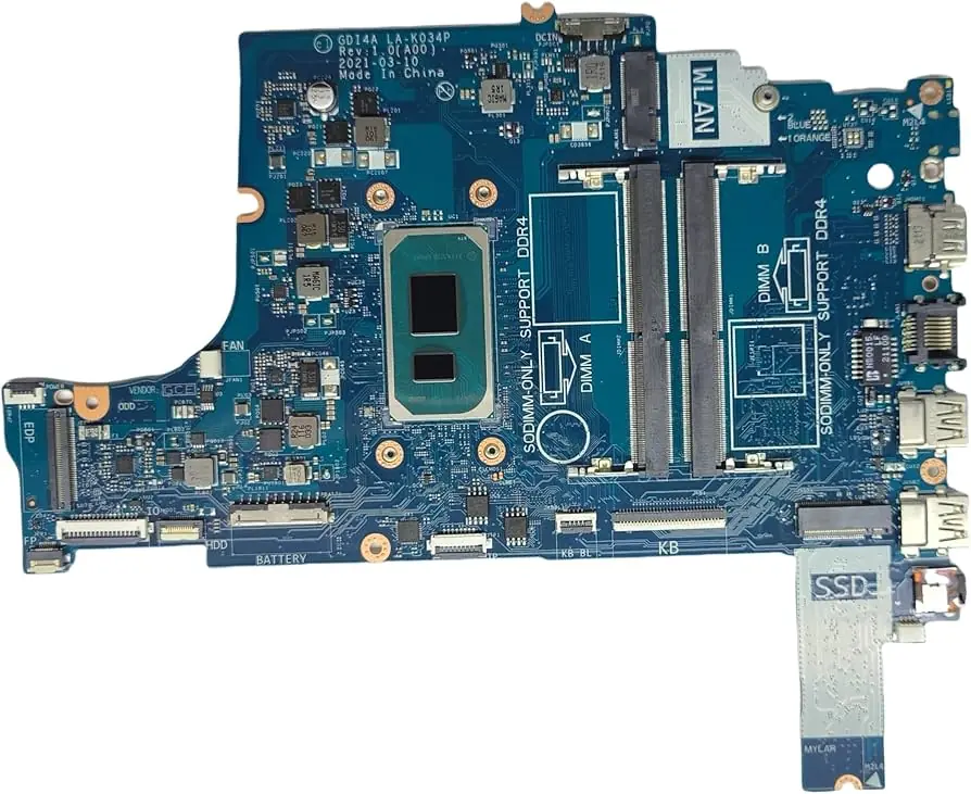 Dell Vostro 3500 Motherboard (11th Gen i5) — laptop parts price in Pakistan, NN Laptops Lahore