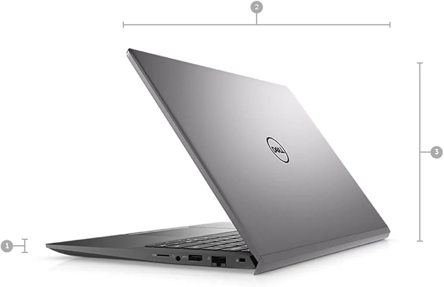 Dell Vostro 5402 i5-1135G7 8GB 512GB Used Laptop Lahore — Dell laptop keyboard and ports view, Lahore Pakistan