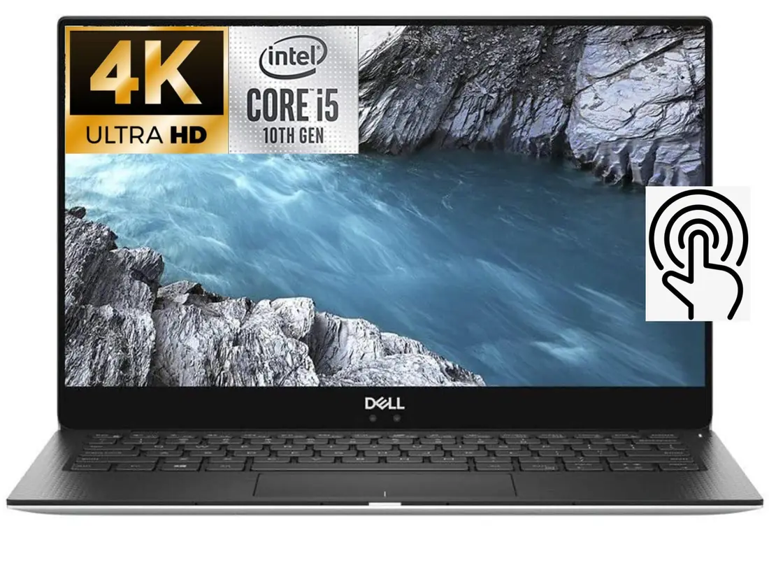 Dell XPS 13 9300 i7-1065G7 16GB 512GB Used Laptop Lahore — Dell laptop keyboard and ports view, Lahore Pakistan