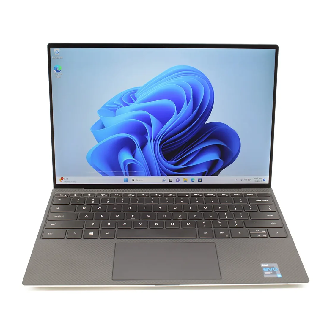 Dell XPS 13 9310 i7-1165G7 16GB 512GB Used Laptop Lahore — Dell laptop keyboard and ports view, Lahore Pakistan