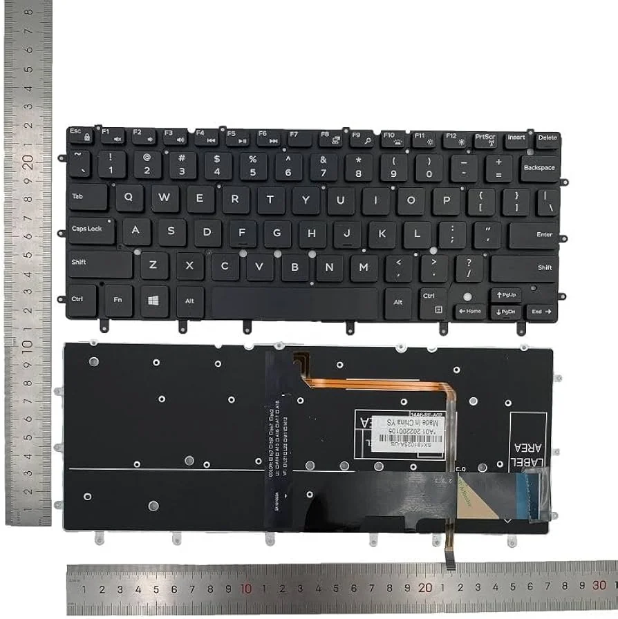 Dell XPS 13 9360 Backlit Keyboard Replacement US Layout — genuine laptop parts in Lahore, Pakistan