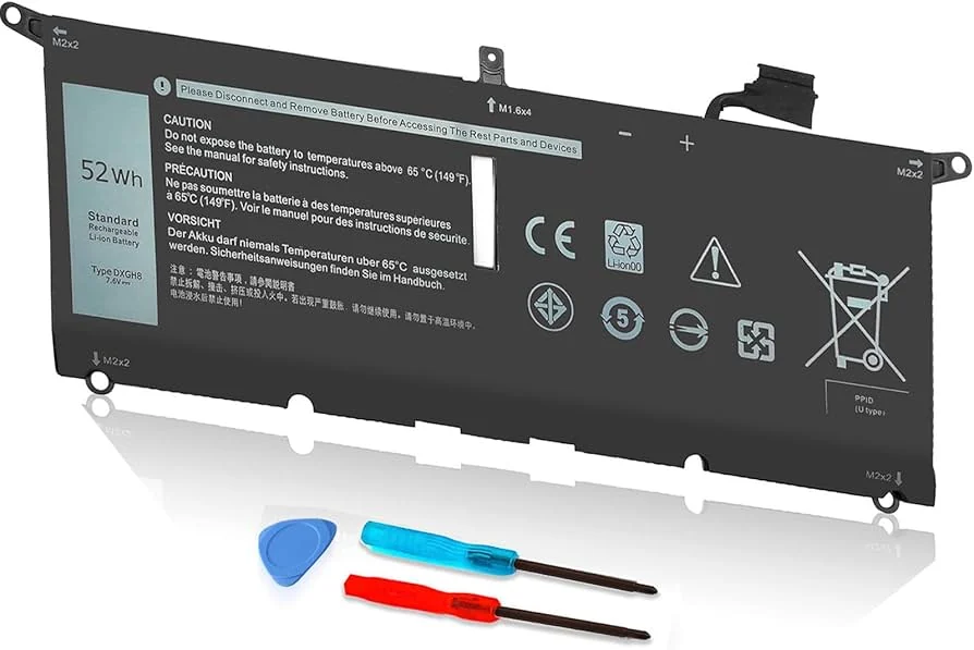 Dell XPS 13 9370 / 9380 52Wh 4-Cell Battery (Genuine G8VCF) — batteries price in Pakistan, NN Laptops Lahore