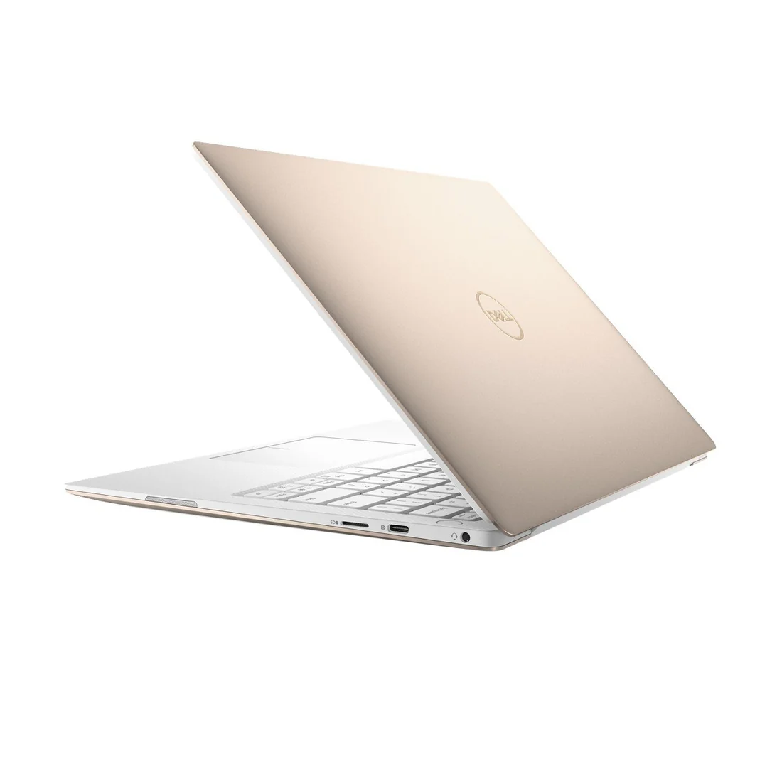 Dell XPS 13 9370 i7-8550U 8GB 256GB Used Laptop Lahore — Dell laptop keyboard and ports view, Lahore Pakistan