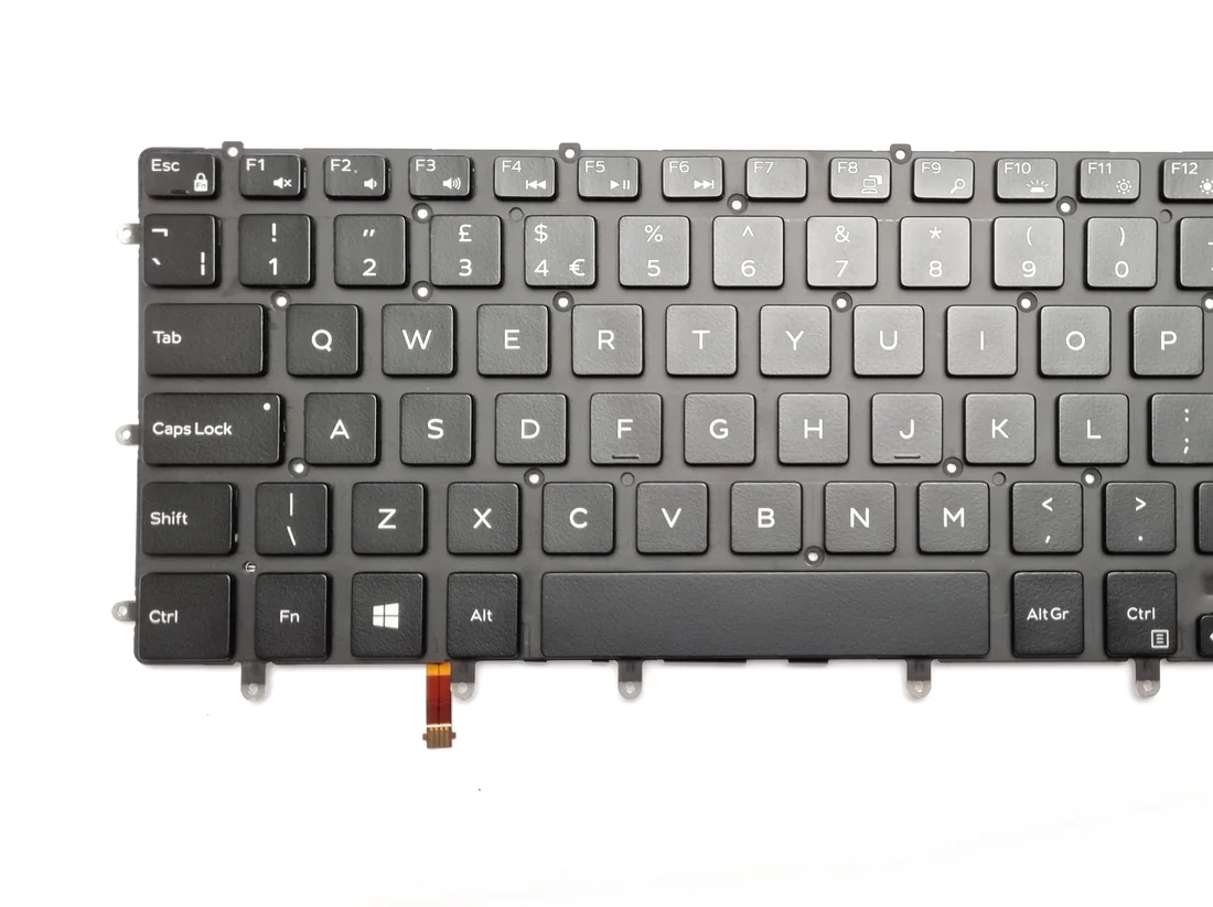 Dell XPS 15 9560 Backlit Keyboard Replacement US Layout — genuine laptop parts in Lahore, Pakistan
