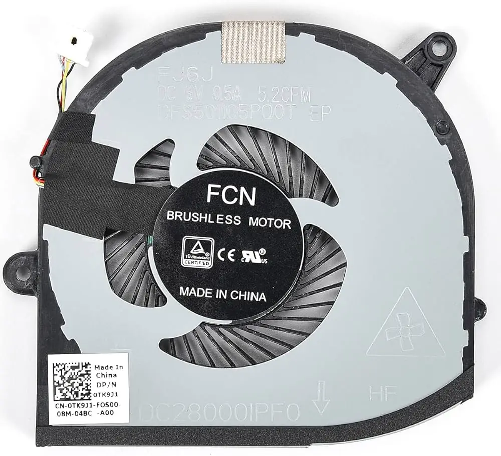 Dell XPS 15 9570 7590 Dual Cooling Fan Set Left + Right — laptop parts price in Pakistan, NN Laptops Lahore