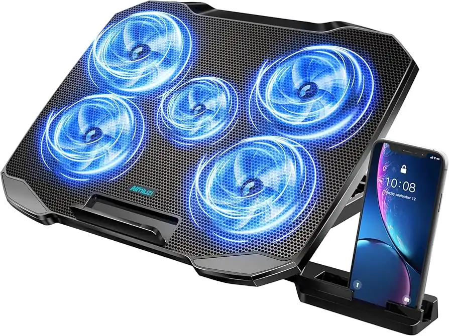 Ergonomic 15 inch Laptop Cooling Stand Adjustable Height Dual Fan — used Generic laptop for sale in Pakistan, NN Laptops Lahore