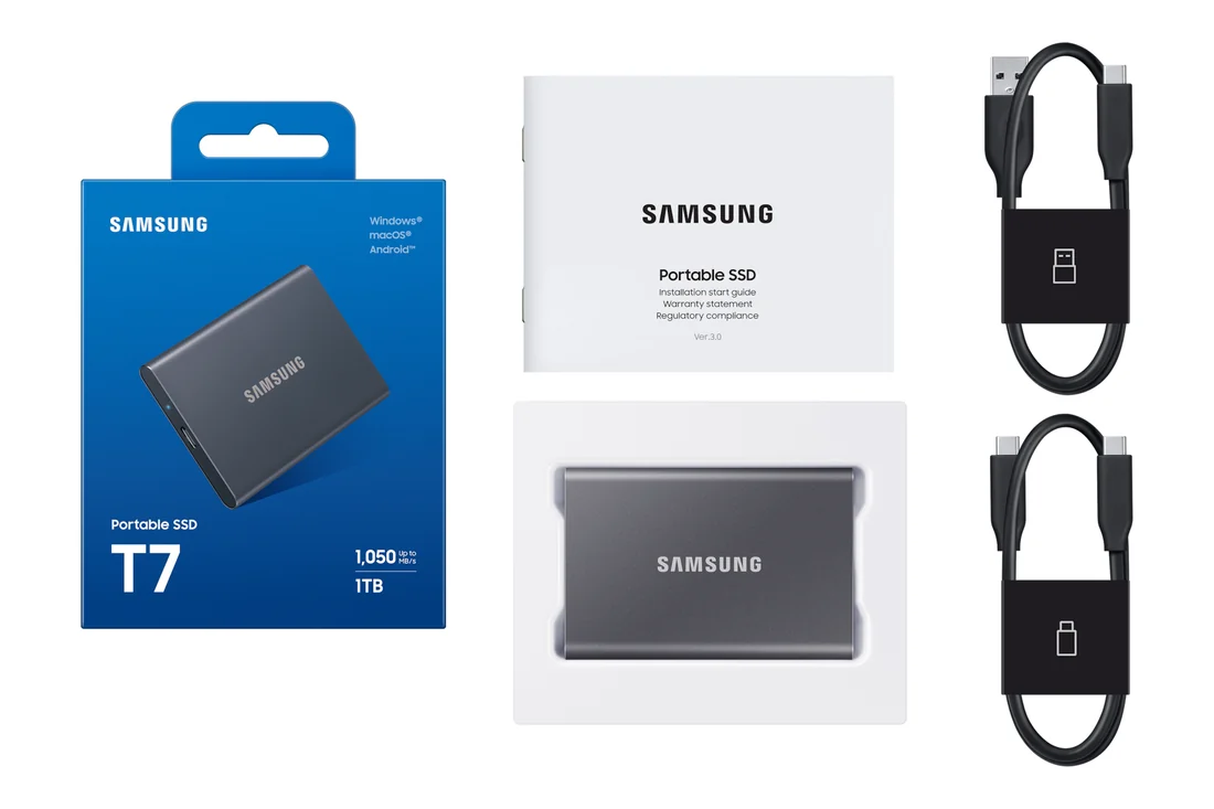 External SSD 500GB (Samsung T7) — genuine accessories in Lahore, Pakistan