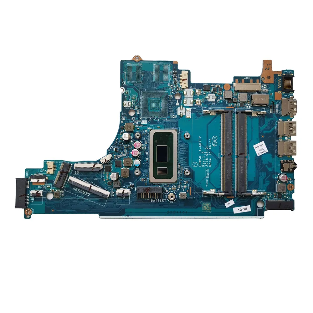 HP 250 G7 Motherboard (8th Gen i3) — genuine laptop parts in Lahore, Pakistan