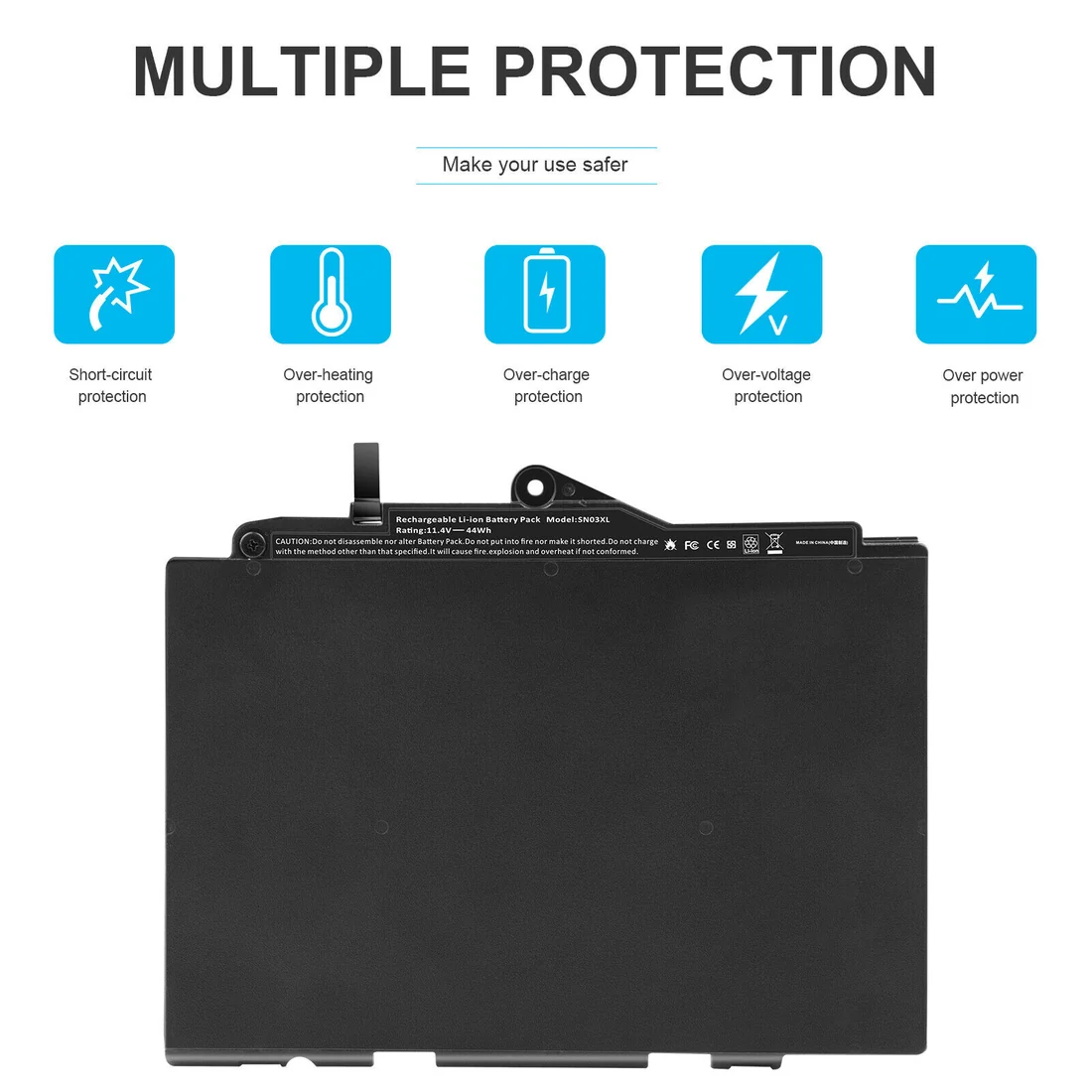 HP EliteBook 820 G3/G4 Battery — used HP laptop, price in Pakistan at NN Laptops Hafeez Center Lahore