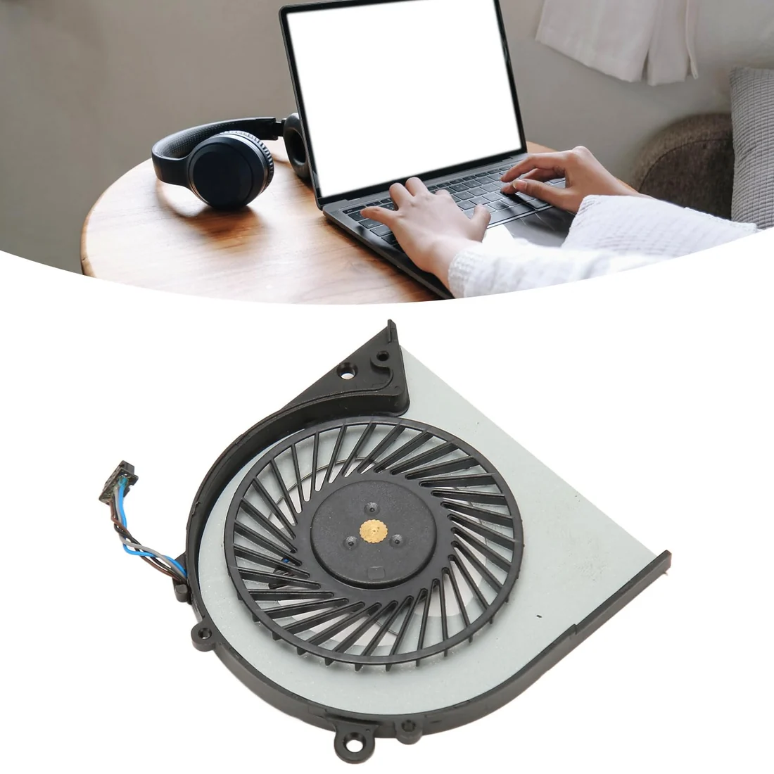 HP EliteBook 820 G3/G4 Fan — HP laptop keyboard and ports view, Lahore Pakistan