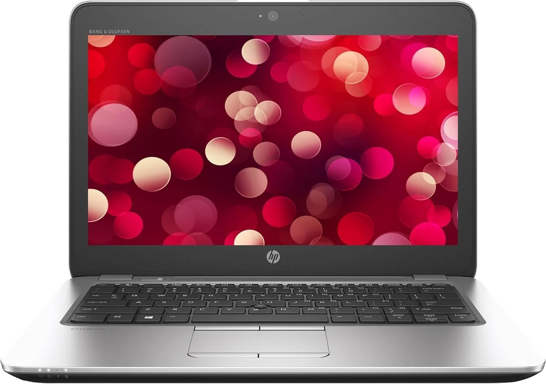 HP EliteBook 820 G3 i5-6300U 8GB 256GB Used Laptop Lahore — HP laptop keyboard and ports view, Lahore Pakistan