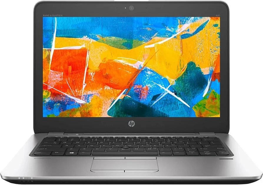 HP EliteBook 820 G3 i5-6300U 8GB 256GB Used Laptop Lahore — HP laptop side and angled view, buy in Lahore Pakistan