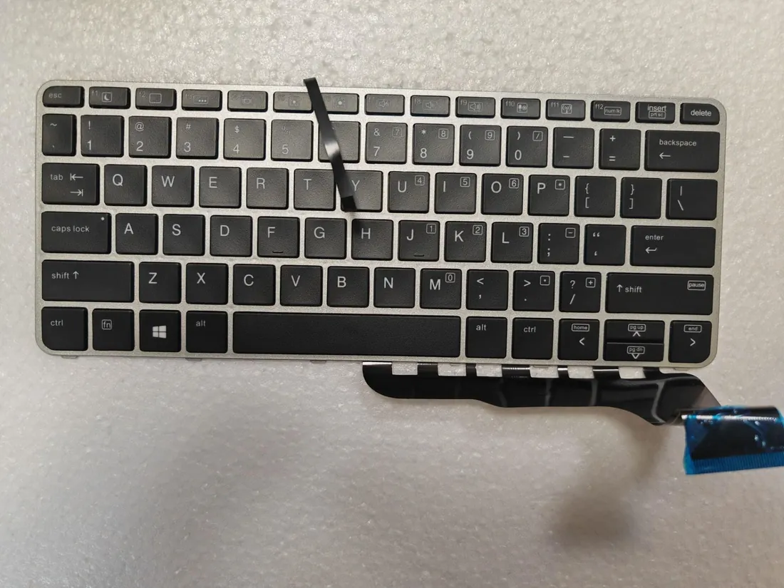 HP EliteBook 820 G3 Keyboard (Backlit) — HP laptop keyboard and ports view, Lahore Pakistan