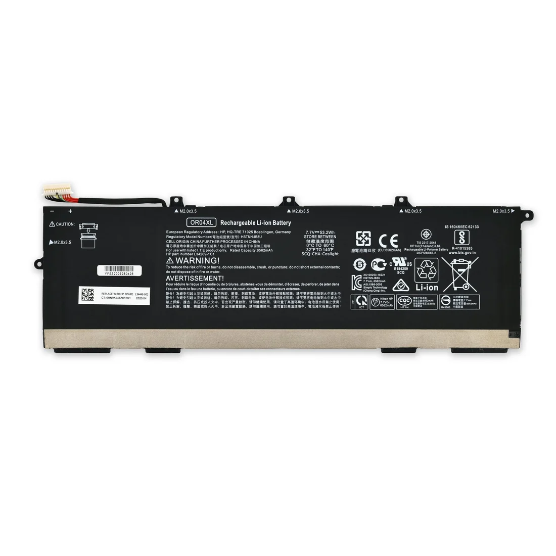 HP EliteBook 830 G5/G6 Battery — HP laptop keyboard and ports view, Lahore Pakistan