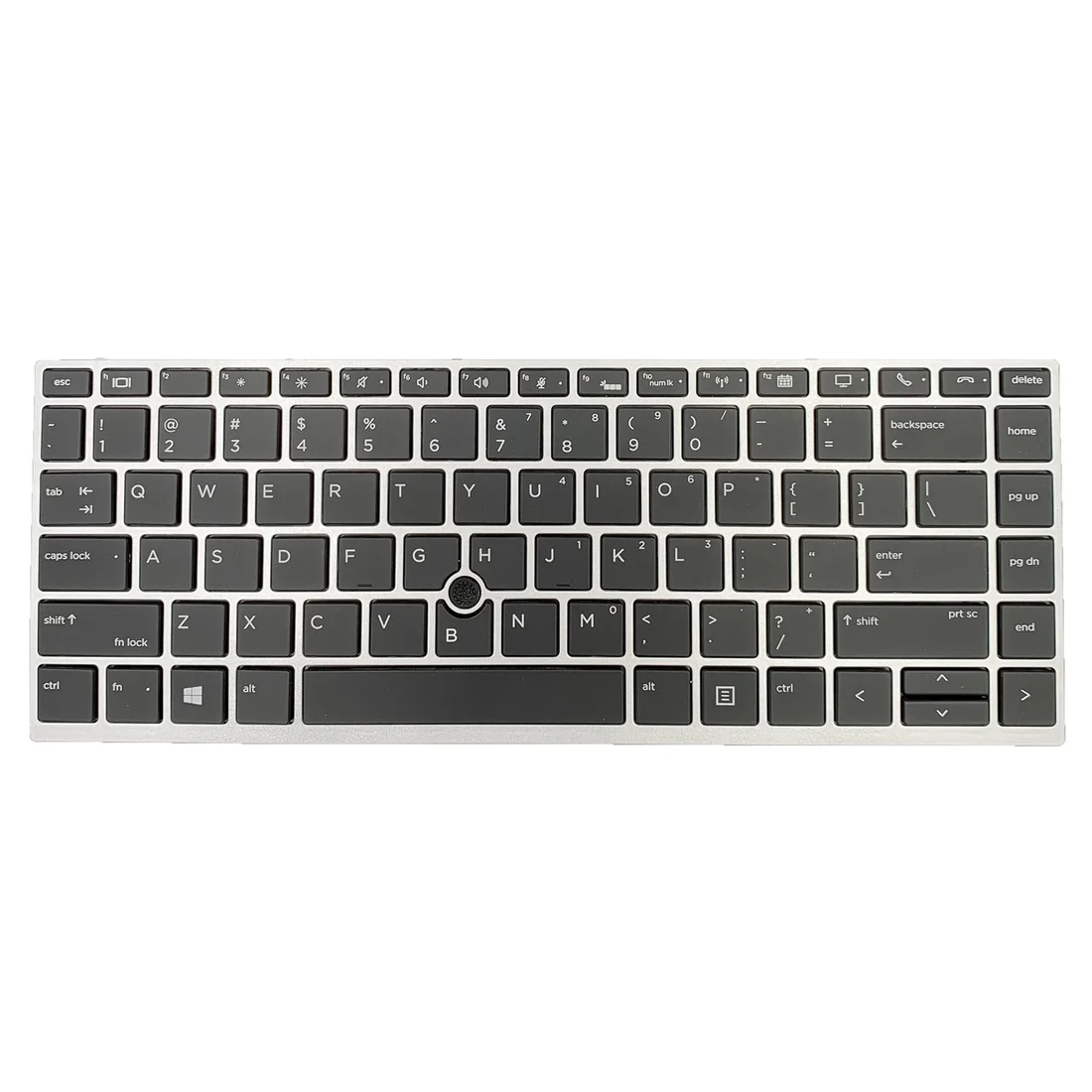 HP EliteBook 830 G6 Backlit Keyboard Replacement US Layout — HP laptop keyboard and ports view, Lahore Pakistan