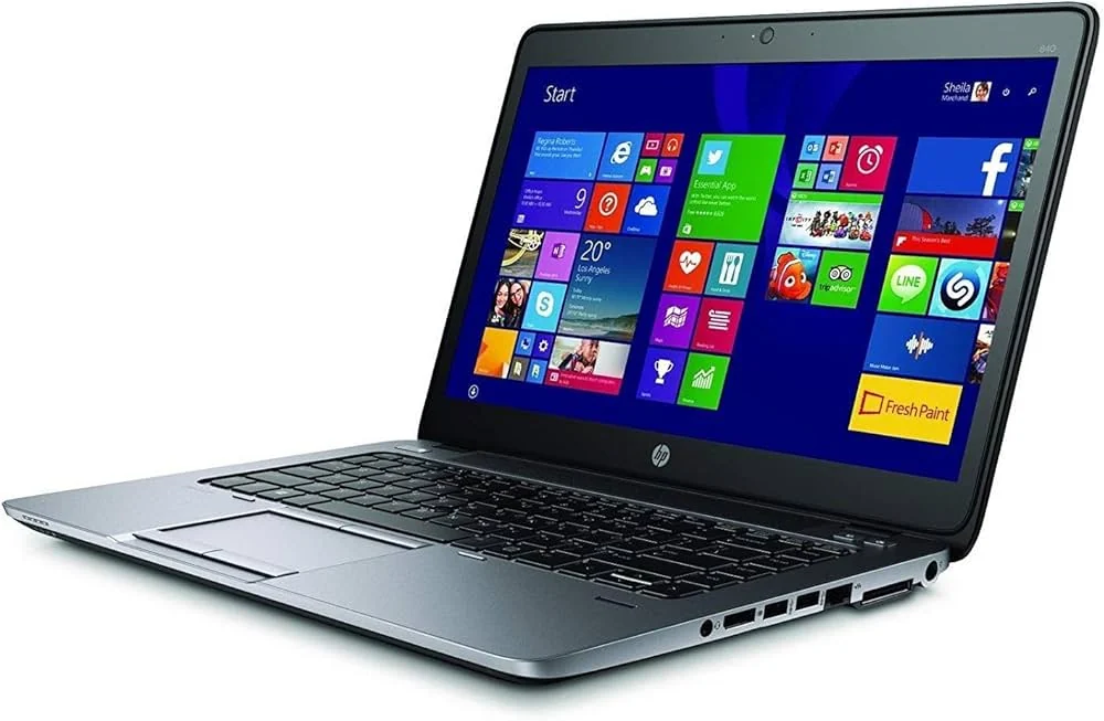 HP EliteBook 840 G3 i5-6300U 8GB 256GB Used Laptop Lahore — HP laptop side and angled view, buy in Lahore Pakistan