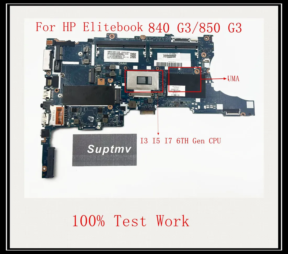 HP EliteBook 840 G3 Motherboard (6th Gen i5) — used HP laptop for sale in Pakistan, NN Laptops Lahore