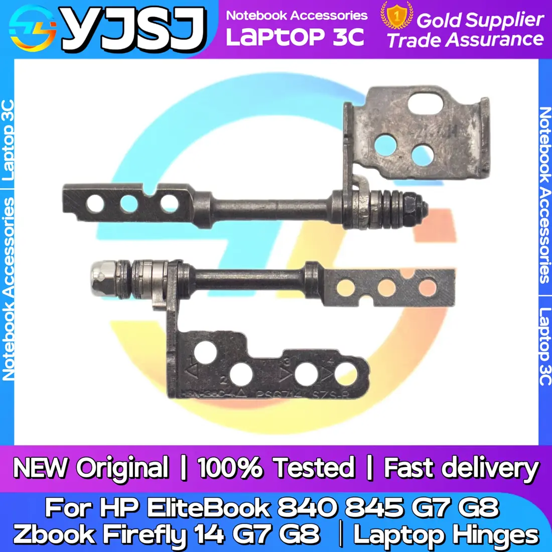 HP EliteBook 840 G5 Hinges Set — HP laptop keyboard and ports view, Lahore Pakistan