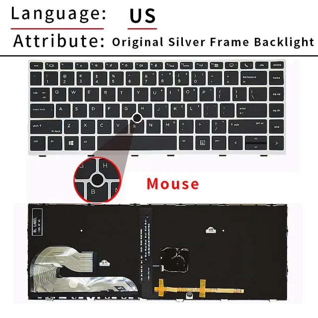 HP EliteBook 840 G6 Backlit Keyboard Replacement UK Layout — used HP laptop for sale in Pakistan, NN Laptops Lahore